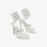  Giày Cao Gót Nữ Rene Caovilla Chandelier Ivory Sandal 105 