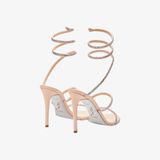  Giày Cao Gót Nữ Rene Caovilla Cleo Gold Sandal 105 