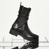  Giày Boots Nữ Rene Caovilla Cleo Crystal Black Bootie 25 