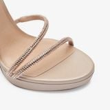  Giày Cao Gót Nữ Rene Caovilla Margot Crystal Eggshell Platform Sandal 120 