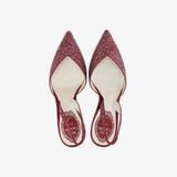  Giày Cao Gót Nữ Rene Caovilla Ladies Vivienne Crystal Slingback Pumps 