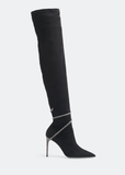  Giày Suede thigh-high boots René Caovilla 
