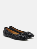  Giày búp bê Pazzion Gianna Sequinned Bow Flats 