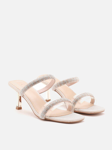Pazzion Sybil Crystal Embellished Heels