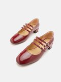  Giày Cao Gót Nữ Da Bò Pazzion Darina Patent Mary Jane Heels 