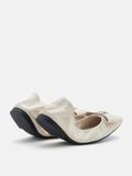  Giày Búp Bê Nữ Pazzion Madeline Studded Bow Foldable Flats 