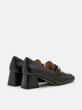  Giày Lười Nữ Pazzion Jules Chain Matte Loafer Heels 