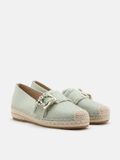  Giày Lười Nữ Pazzion Nancy Crystal Embellished Buckle Espadrilles 