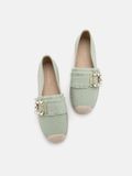  Giày Lười Nữ Pazzion Nancy Crystal Embellished Buckle Espadrilles 