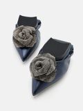  Giày Búp Bê Nữ Pazzion Marianna Crystal Embellished Rose Foldable Flats 