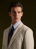  Áo Khoác Âu Phục Sato Sand Glen Plaid Blazer Benjamin Barker 