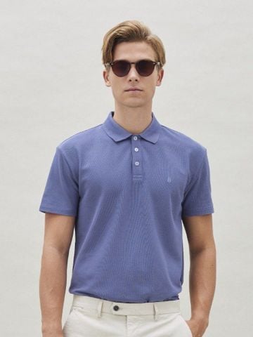 Benjamin Barker Indigo Logo Pocket Tee