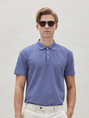 Áo polo Benjamin Barker Indigo Logo Pocket Tee