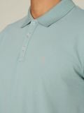  Áo polo Benjamin Barker Aqua Haze Logo Polo Tee 