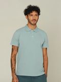  Benjamin Barker Aqua Haze Logo Polo Tee 