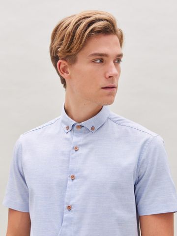 Benjamin Barker Miyazaki Linen Melange Blue