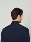  Áo sơ mi Benjamin Barker Hoshiba Easy Care Ink Blue Bamboo Cotton 