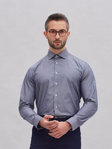 Benjamin Barker Blackall Grey Pinpoint Oxford