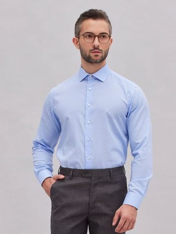 Benjamin Barker Fletcher Blue Pin Check