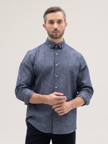 Benjamin Barker Calderwood Indigo Chambray