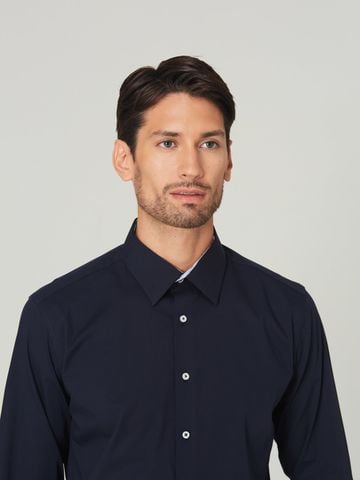 Áo sơ mi Benjamin Barker Danesdale Space Blue Poplin