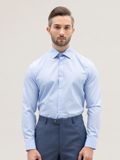  Áo sơ mi Benjamin Barker Dulwich Easy care Skyblue Glen Plaid 