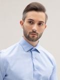  Benjamin Barker Dulwich Easy care Skyblue Glen Plaid 