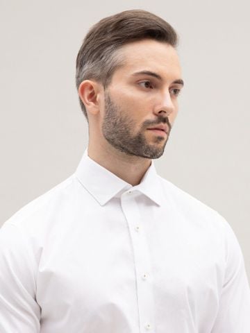 Áo sơ mi Benjamin Barker Holborn Textured White