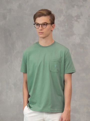 Benjamin Barker Sage Crew Pocket Tee