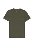  Áo Thun Không Cổ Olive Crew Pocket Tee Benjamin Barker 