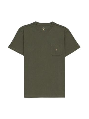 Benjamin Barker Olive Crew Pocket Tee
