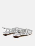 Giày Búp Bê Nữ Pazzion Rebekah Strappy Metallic Slingback Flats 
