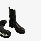  Giày Boots Nữ Rene Caovilla Cleo Crystal Black Bootie 25 