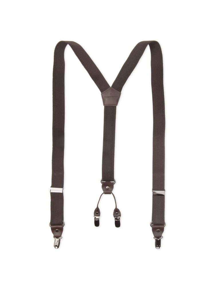  Benjamin Barker BB Suspenders Dark Brown 