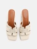  Dép Cao Gót Nữ Pazzion Virginia Cowhide Leather Heels 