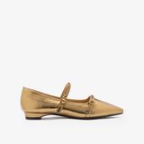  Giày Búp Bê Nữ Pazzion Eva Chained Strappy Pointed Toe Flats 