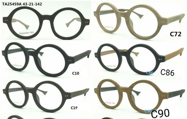  Gọng nhựa giả gỗ tròn TA25459A_Round Eye Frames 
