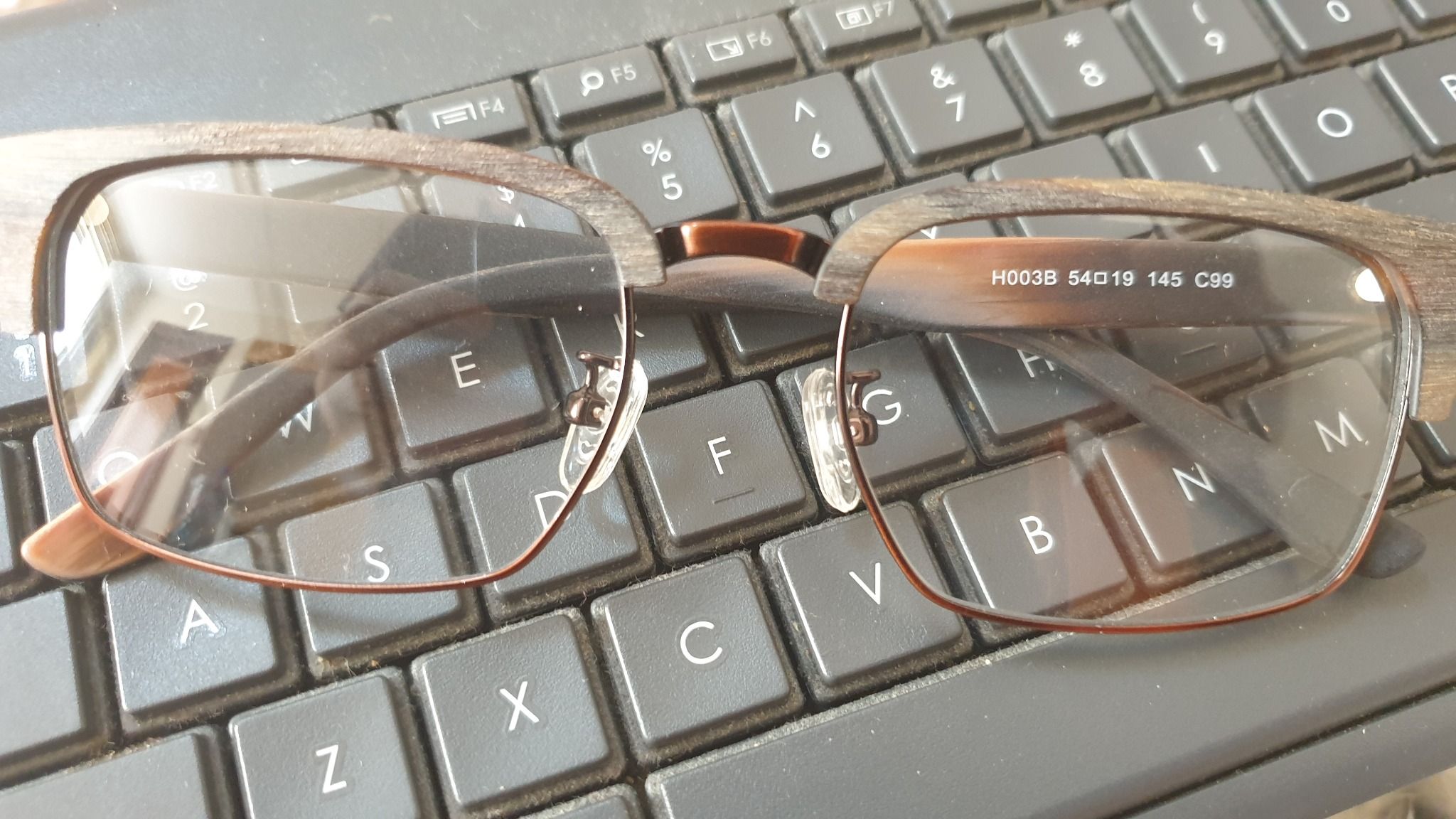  Gọng nhựa vân gỗ 003B 