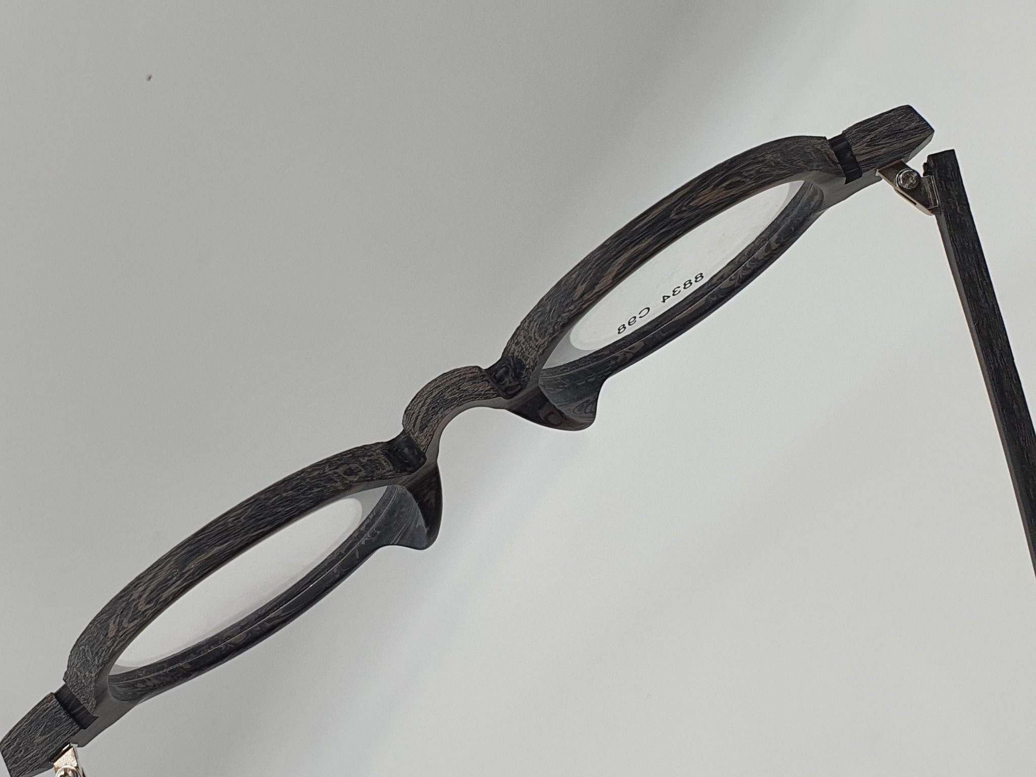  Gọng nhựa vân gỗ tròn Toko 8834 _Round Eye Frames 