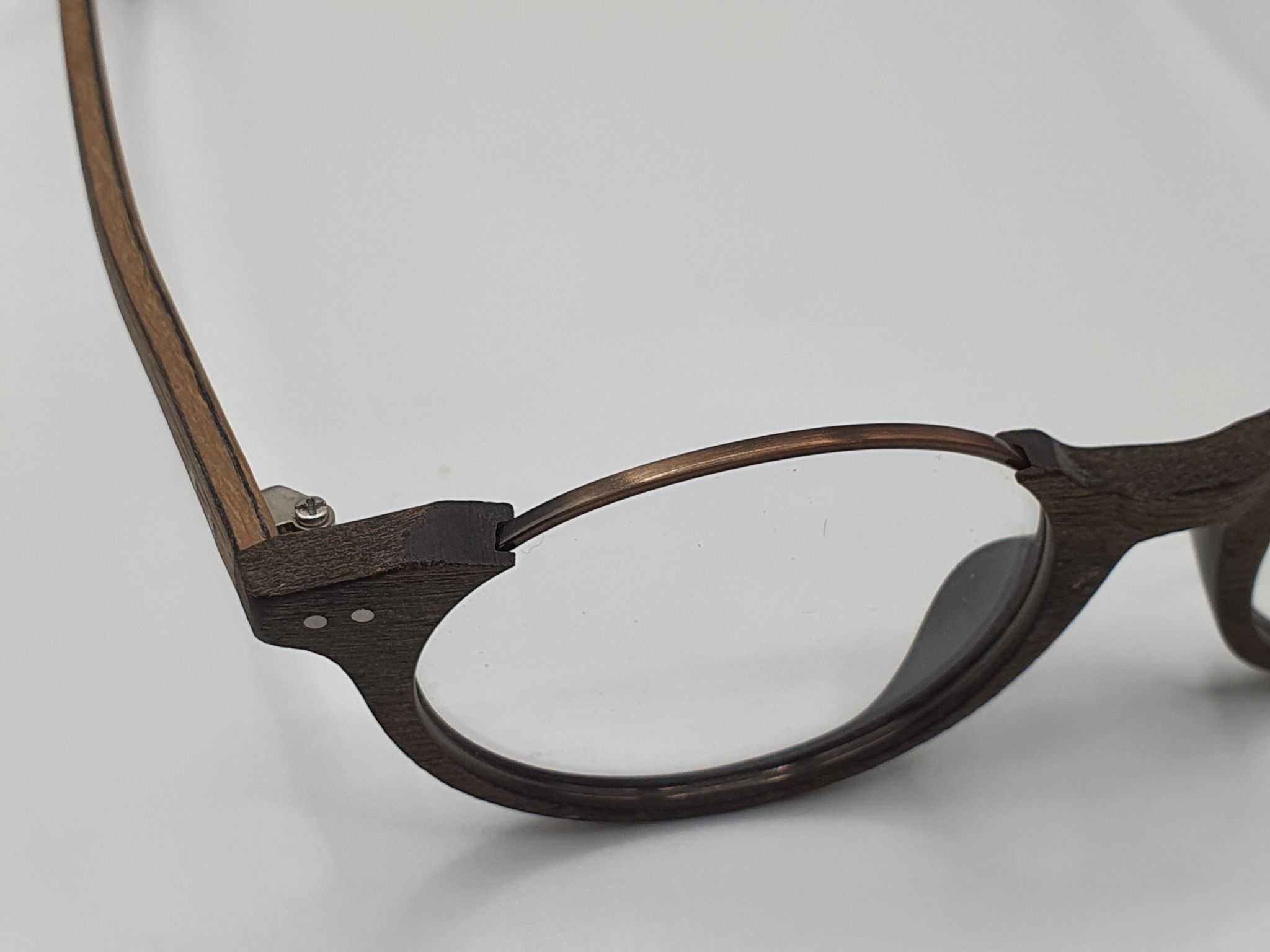  Gọng nhựa giả vân gỗ tròn 5359 # imitate timber eyewear : Acetate 