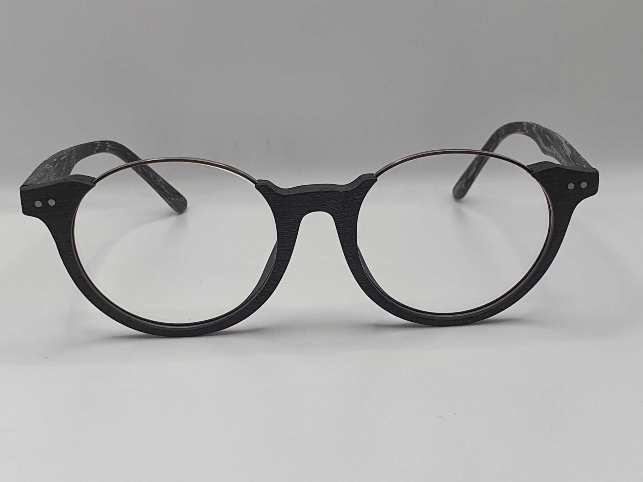  Gọng nhựa giả vân gỗ tròn 5359 # imitate timber eyewear : Acetate 