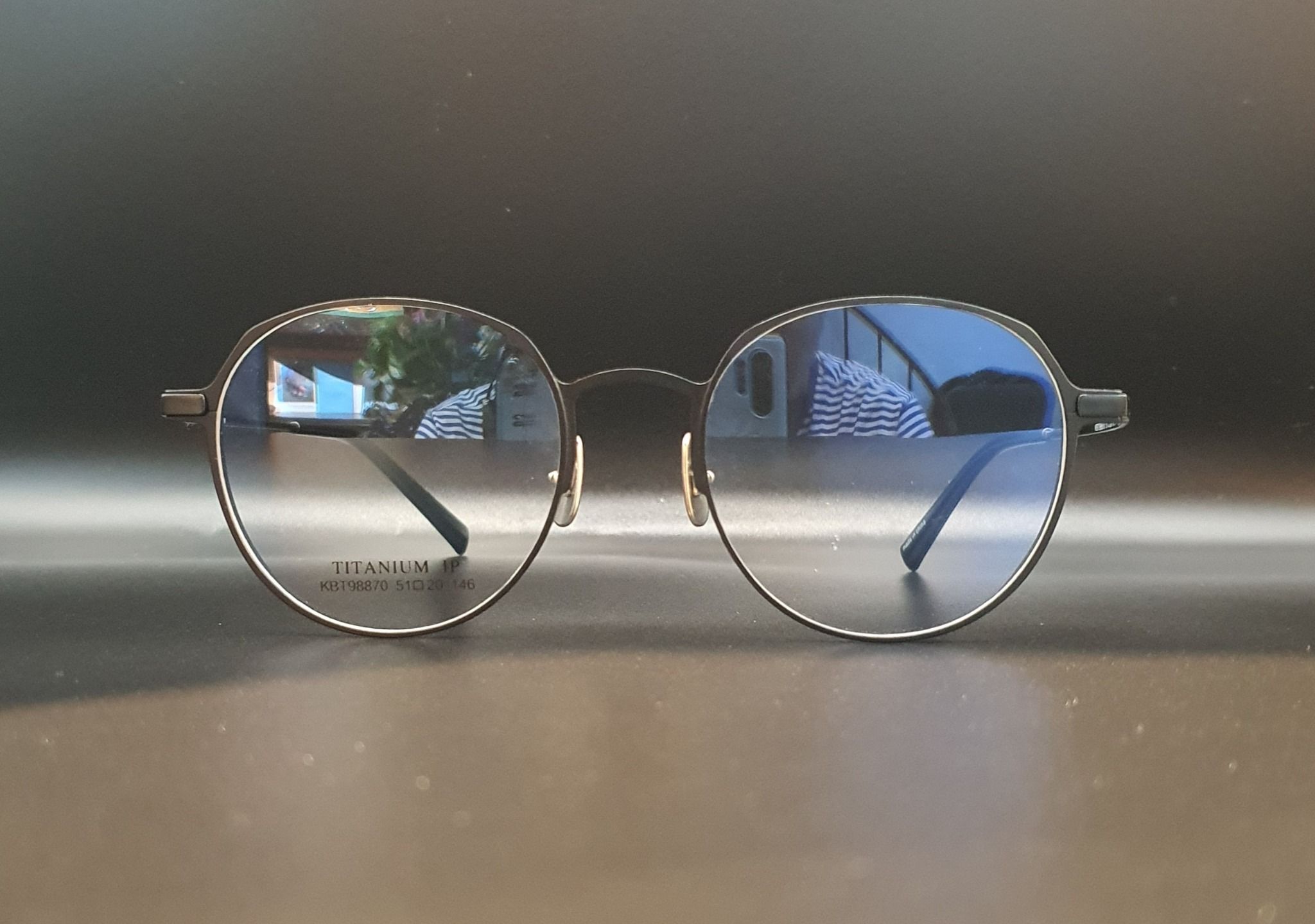  KBT 98870 #Gọng Nhôm Titanium Aluminum Eyeglasses 