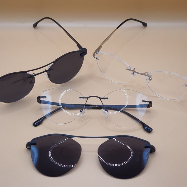  Gọng Khoan Ốc rimless Clipons Tus DC3073 hình cái Môi. 