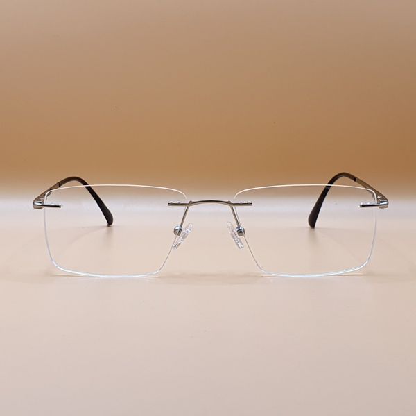  Gọng Khoan Ốc  Vuông square rimless Clipons Tus DC3069 
