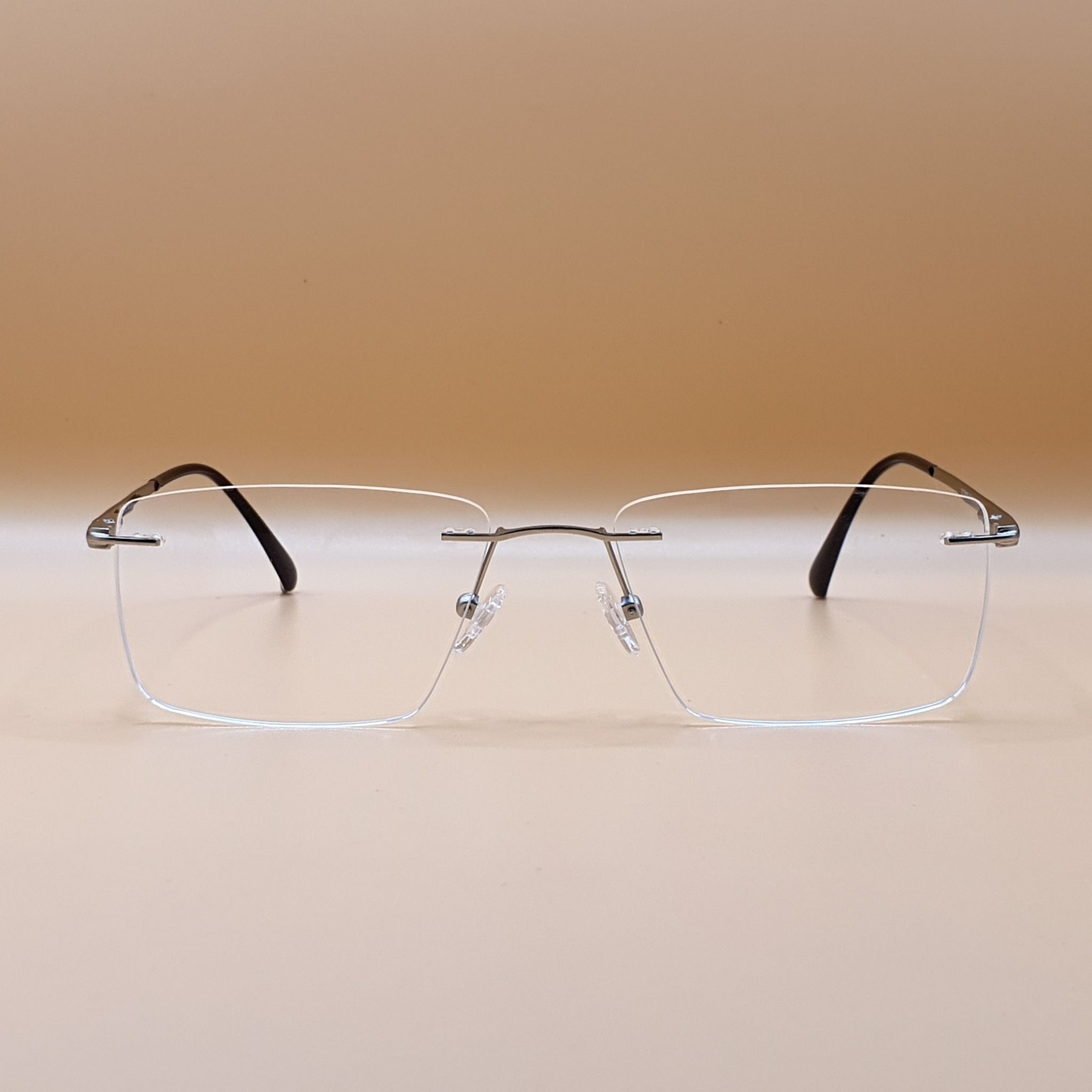  Gọng Khoan Ốc  Vuông square rimless Clipons Tus DC3069 