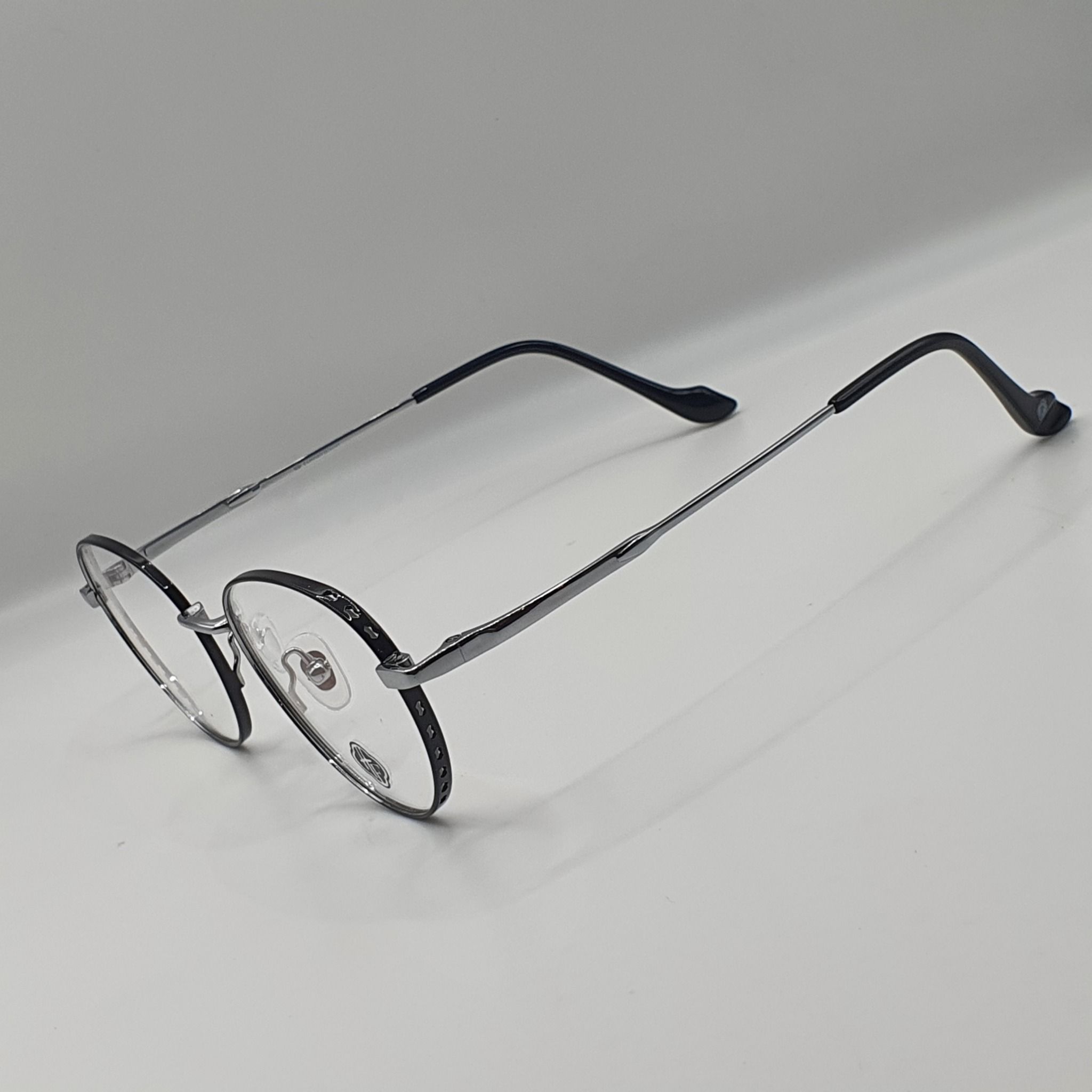 Gọng Xi Titanium L 1486 tròn lai ovan optical frame. 