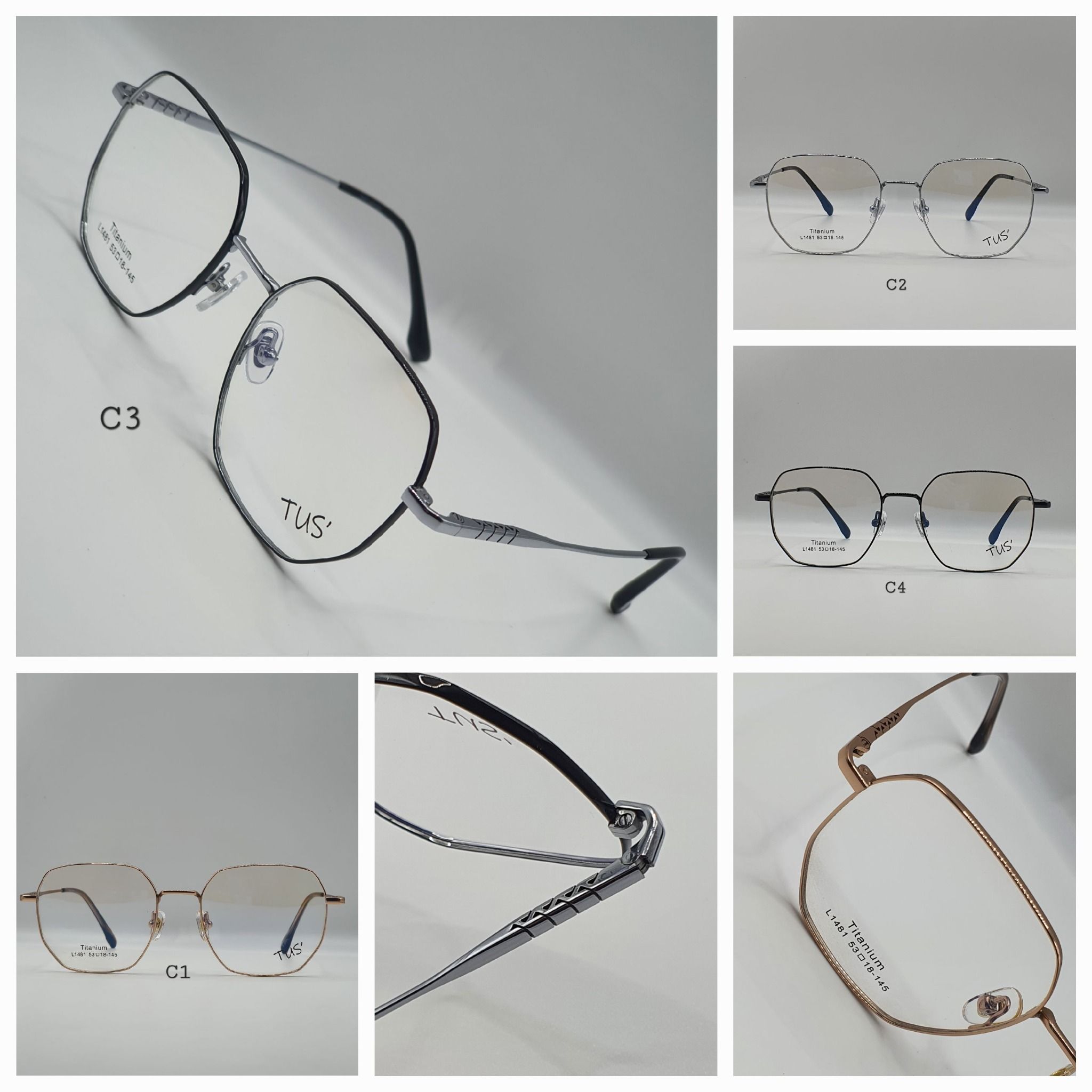  L 1481 # Gọng Xi  B-Titanium IP 