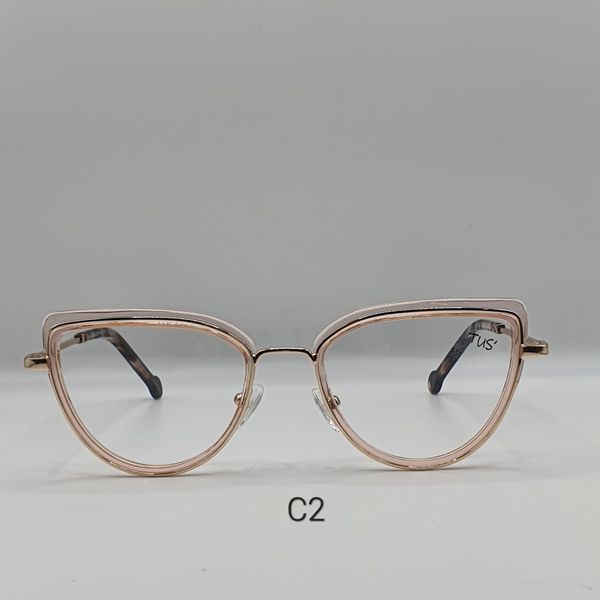  Gọng Nhựa Xi Dáng Mắt Mèo VHE 836_Cat-Eye Acetate Metal Frame 