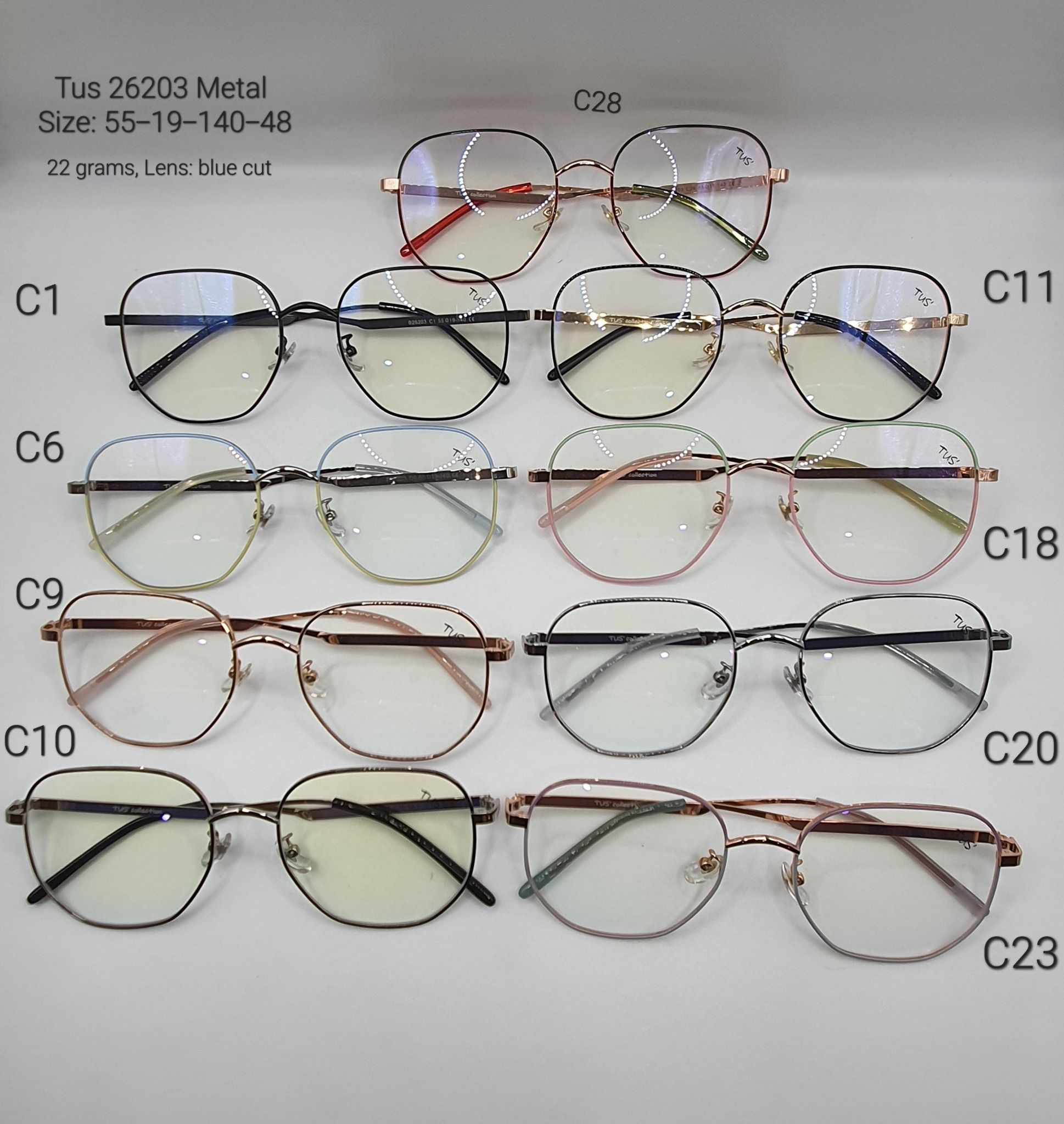  Gọng hợp kim Tus 26203  Alloy Eyeglasses 