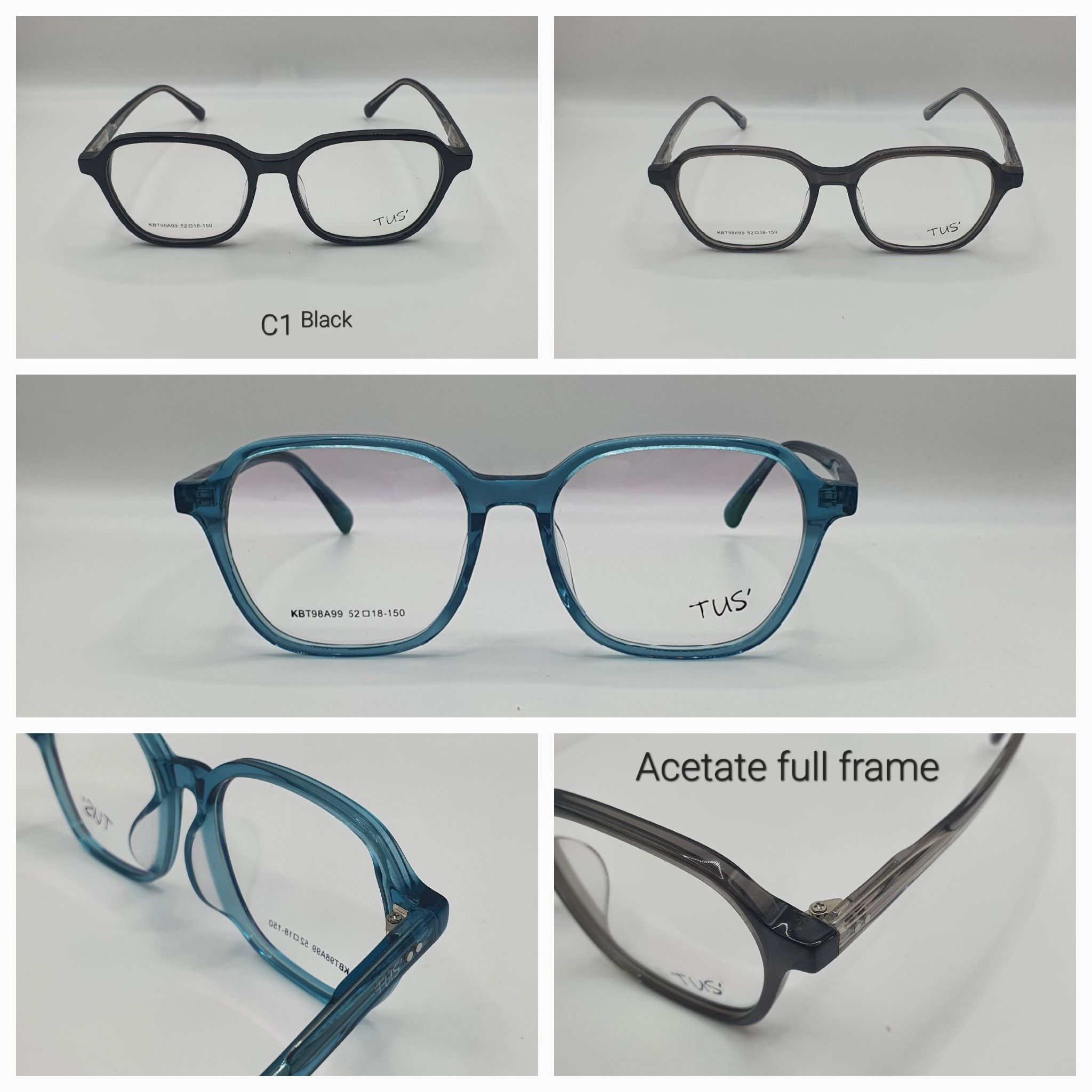  KBT 98A99 # Gọng nhựa Acetate optical frame 